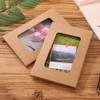 ONEBO Pack of 40 Postcard Covers, Kraft Paper Envelopes, Photo