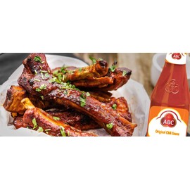 ABC Original Chili Sauce, Spicy Hot Sauce, Sambal Chili, Dipping BBQ, Indonesian ABC Sauce, No Preservative, 11.3oz / 335ml (Pack of 2)