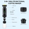 Electric Travel Coffee Maker, Portable Espresso Machine with Heating Function,