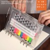LOORIPRO A5 Personal Organizer Refill, Clear Pocket, Set of 10,
