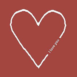 20 Lunch Napkins Heart on Red Love Wedding Decoupage Napkins 33 cm