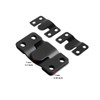 4 Pairs Interlocking Flush Mount Bracket Picture Hanging Hooks Stainless