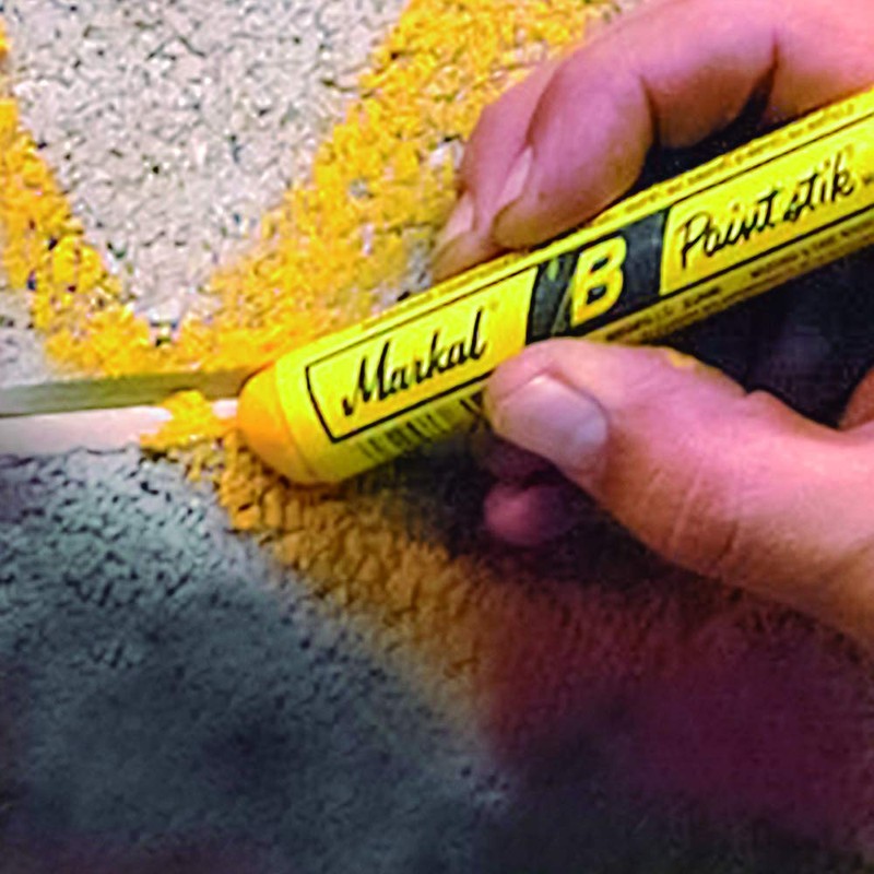 Paintstick Cold Surface Marker, Yellow