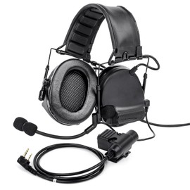 GLECTICAL Tactical Airsoft Hunting headset with mic,Noise Cancellation Function Earmuff protection headphones