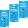 Safer Brand Home SH5026-3SR Houseplant Sticky Stake Insect Traps for