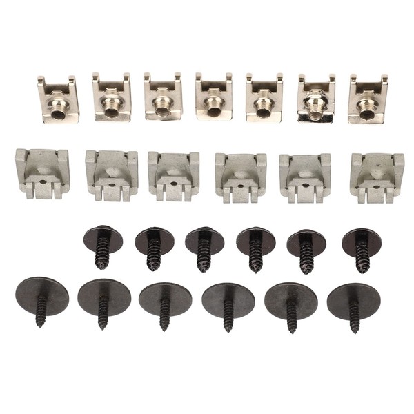 25 Pcs Engine Undertray Screw, Engine Undertray Fasteners Clips Screw