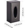Tebery Rectangular PU Leather Tissue Box Napkin Holder for Home