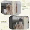 4-Step Pet Steps for Cats/Dogs, Cat Stairs with Sisal Scratching