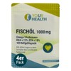 Fish Oil Omega 3 1000 mg, Fatty Acids: DHA ≥