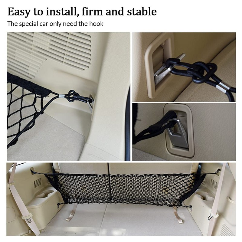 Cargo Net,Organizer Net Heavy Duty,70 x 120 cm Nylon Mesh,Elastic