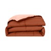 Modern Threads Down Alternative Reversible Comforter Rust/Clay King