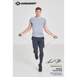 Schildkröt Fitness Men's Counter Jump Rope, Green/Black, Medium
