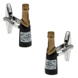 シャンパン ボトル カフス カフスボタン カフリンクス n00859