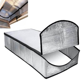 Attic Insulation Dust Cover 138 * 63.5 * 28cm Stair Insulation Cover Fireproof Loft Insulated Tent with Zipper Suitable for Winter and Summer