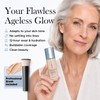 Color Changing Foundation for Mature Skin: No Settling, Buildable Coverage,