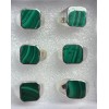 Natural Creations Men’s Sterling Silver Ring Size 11 Rainbow Malachite