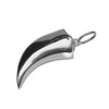 AVELI Stainless Steel Tooth Pendant (Solid and Heavy) - Style: