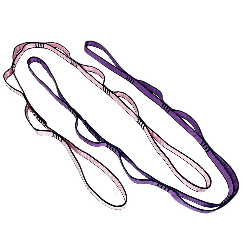 Bwilixiumei 2Pcs Daisy Chain Multipurpose Anti-Gravity Yoga Belt, Climbing Rope,