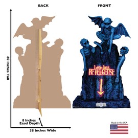Cardboard People Here Lies Betelgeuse Headstone Life Size Cardboard Cutout Standup - Beetlejuice Beetlejuice (2024 Film)
