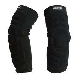Bodyprox - Almohadillas de protección para coderas, 1 par (mediano), color negro