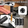 Yakamoz Tap Socket Set, 8 Pcs Tap Socket Wrench Set
