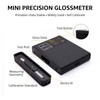Auto Calibration Gloss Meter 60º 0-200GU Card Sized For Auto