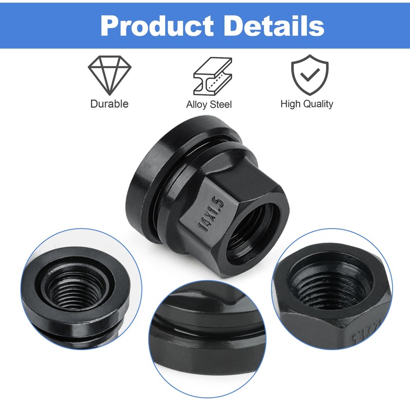 Set of 32 Wheel Lug Nuts Replacement for Ford F250