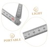 ULTECHNOVO 3sets Stainless Steel Gauge and Straight Ruler for Precision