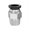 NACX 8mm G1/8 Push to Connect Fitting， PC8-01 Straight Pneumatic
