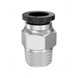 NACX 8mm G1/8 Push to Connect Fitting， PC8-01 Straight Pneumatic Quick Connectors，Air Hose Fittings, 20Pcs