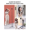 57in Extendable Selfie Tripod for Action Cameras - ULANZI Go