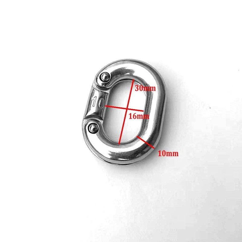 JY-MARINE Security Chain Connecting Link 316 Stainless Steel Heavy Duty