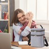 BABEYER Breastmilk Cooler Bag with Ice Pack Fits 6 Baby