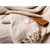 Buena Zeba Traditional Cotton Chevron Fringe Blanket 200 x 235