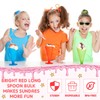 50 Pcs Extra Long Spoons for Ice Cream Floats Plastic