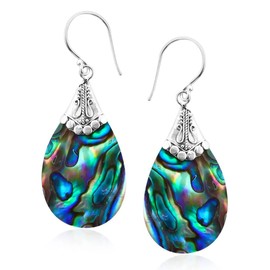 Shop LC Abalone Shell 925 Sterling Silver Drop Earrings Fashion Jewelry Gifts for Women Christmas Gifts
