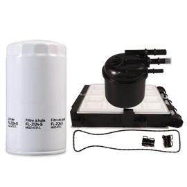 AULDAY FD4625 FD-4625 Fuel Filter and FL2124S OIL FILTER Kit Replacement for F250 F350 F450 F550 Super Duty 6.7L 2017 2018 2019 2020 2021 2022 Diesel Engine Replaces HC3Z-9N184-C