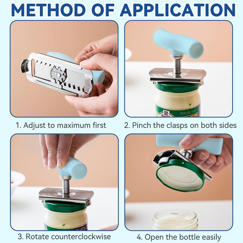 Thoquene Blue Effortless Can Opener Manual