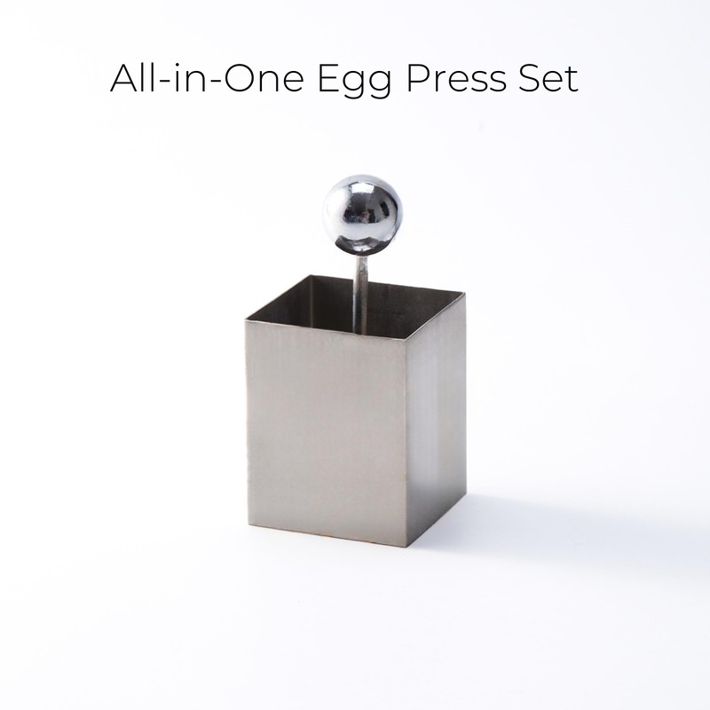Square Egg Press for Hard Boiled Eggs Mold, Egg Cuber