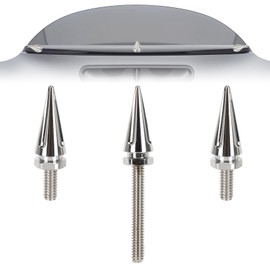 Motorcycle Windshield Bolts, PSLER Windscreen Screws Fairing Bolts Windshield Screws for Touring Street Glide Street Glide Special Electra Glide Ultra Freewheeler Tri Glide 2014+ (Chrome)