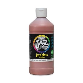 Jazz Gloss Tempera - Gloss, Metallic Copper, 16 oz bottle