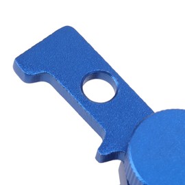 Stair Measuring Knob, Square Gauge Aluminium Alloy Stair Stringer Layout Tool for Speed Square Circular Saw Rip Guid Framing Jig (Blue)