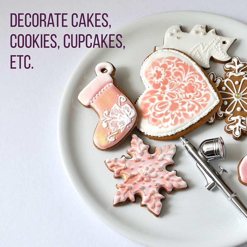 U.S. Cake Supply Airbrush Cake Neon Color Set - The