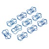 100PCS Metal Paper Clip Multifunctional Electroplating Process Prevent Slip Exquisite