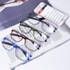 DOOViC DOOViC Blaulichtfilter Computer Lesebrille Braun Schildkröte/Eckig Rahmen Leichte Brille/Lesehilfe/Sehhilfe
