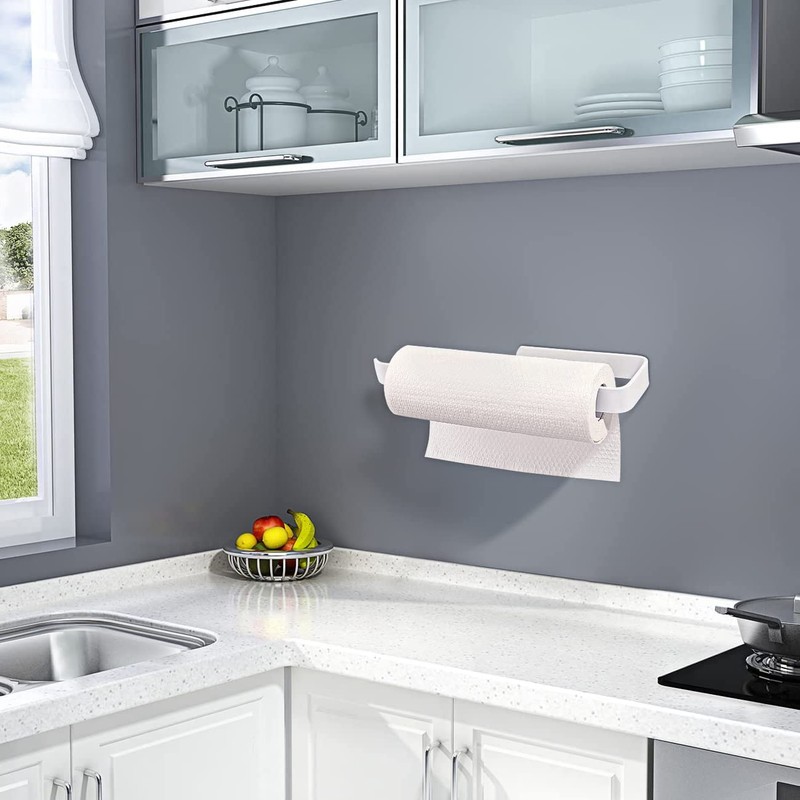 Kitchen Roll Holder, No Drilling, Kitchen Roll Holder, Wall Mounted,