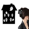 Halloween Ghost Claw Clip, Ghost Haunted House Shape Hair Clips