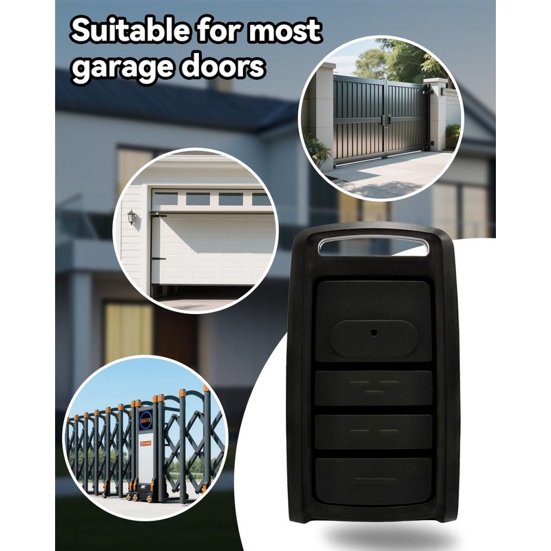 O3T-BX O3T-A 315/390Mhz Dual Frequency Auto-Seek Overhead Garage Door Opener,