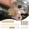 WENORA 10 Pack Bore Brush for Drill, Brass Bore Brush