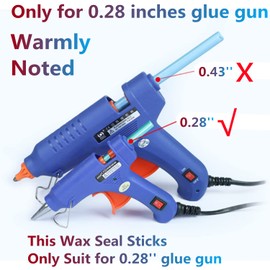 Pearl White Wax Seal Sticks, ONWINPOR 20pcs Glue Gun Wax Sealing Sticks Beads Only Suit for 0.28'' Glue Gun, Sealing Wax Sticks Great for Wax Seal Stamp (Pearl White)